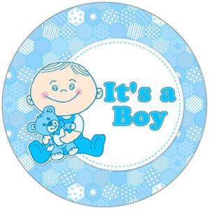  בלון מיילר בן נולד, Its a boy. 
