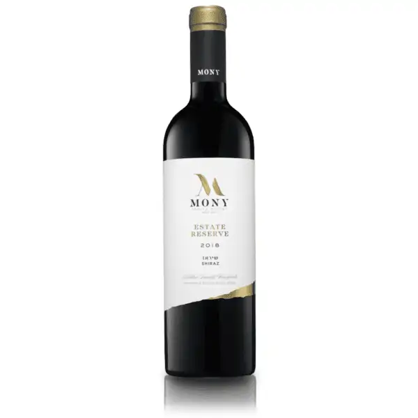 יין אדום יבש, שיראז, תוצרת הארץ, יקב מוני, כהל בנפח 14%, 750 מ"ל.